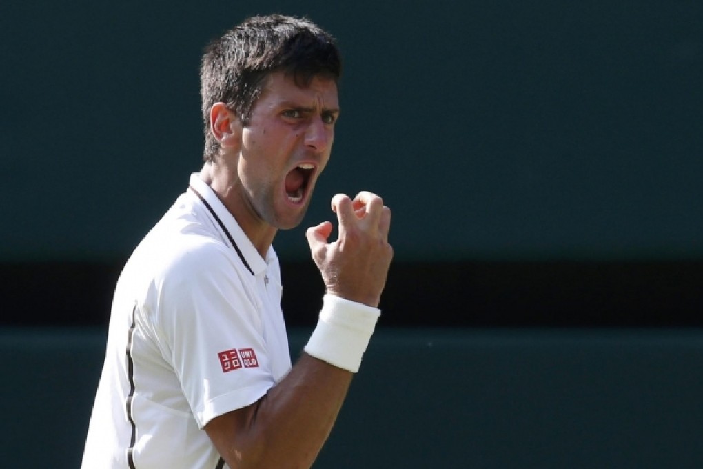 Novak Djokovic will be aiming for his second Wimbledon title today. Photo: Reuters
