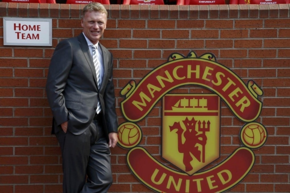 David Moyes settles in at the dugout at Old Trafford. Photo: Reuters