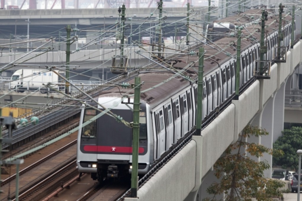 The infrastrcuture of MTR is designed to withstand high intensity wind and rainfall expected during super typhoons. Photo: Bloomberg