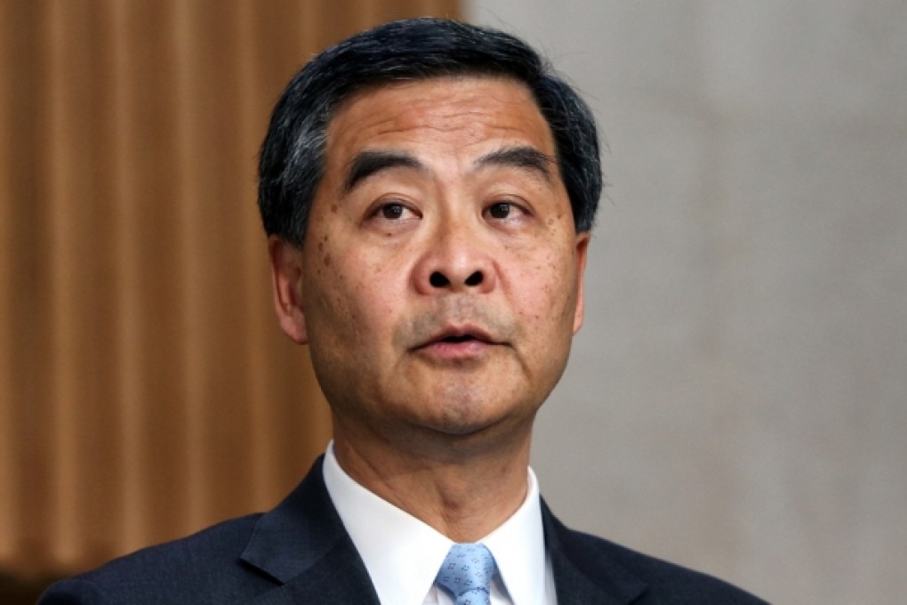 Chief Executive Leung Chun-ying. Photo: Sam Tsang