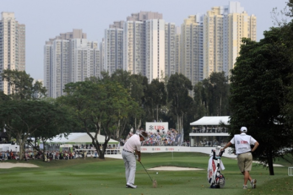 England's Ian Poulter chips onto the 18th green during the Open in 2010. "It's a classic course," he says. "It's an older style and not just a banger's course." Photo: Richard Castka
