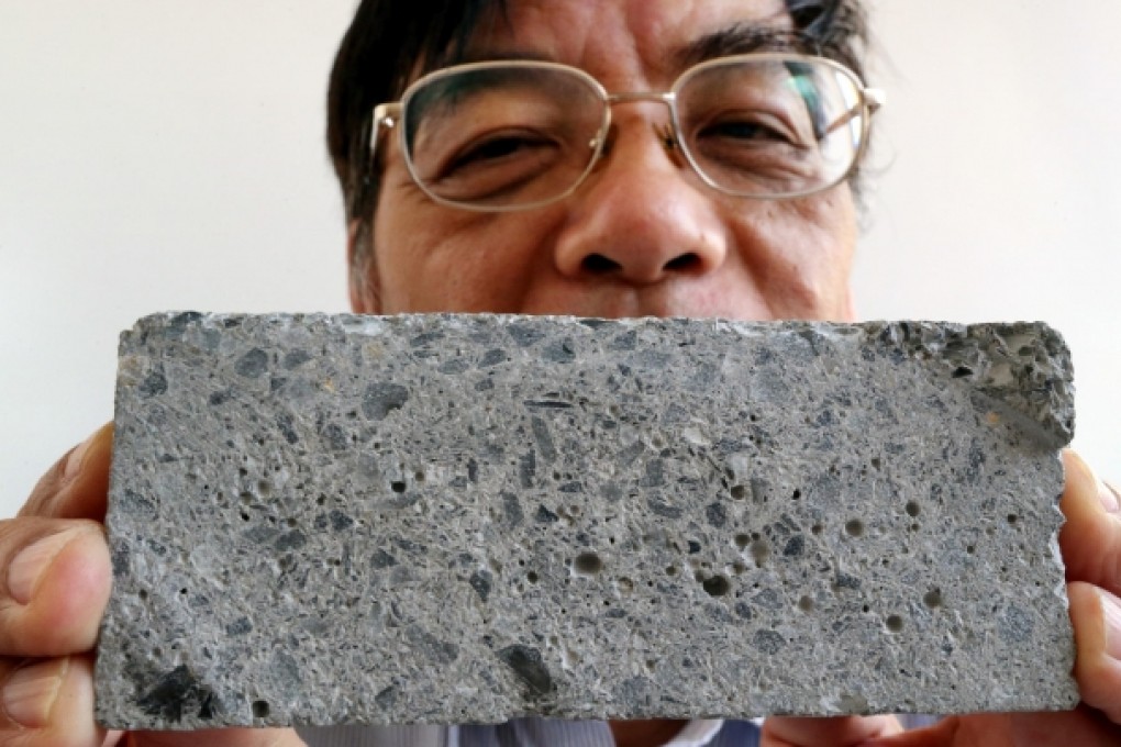 HKU's Professor Albert Kwan is confident replacing sand with glass will work. Photo: Dickson Lee