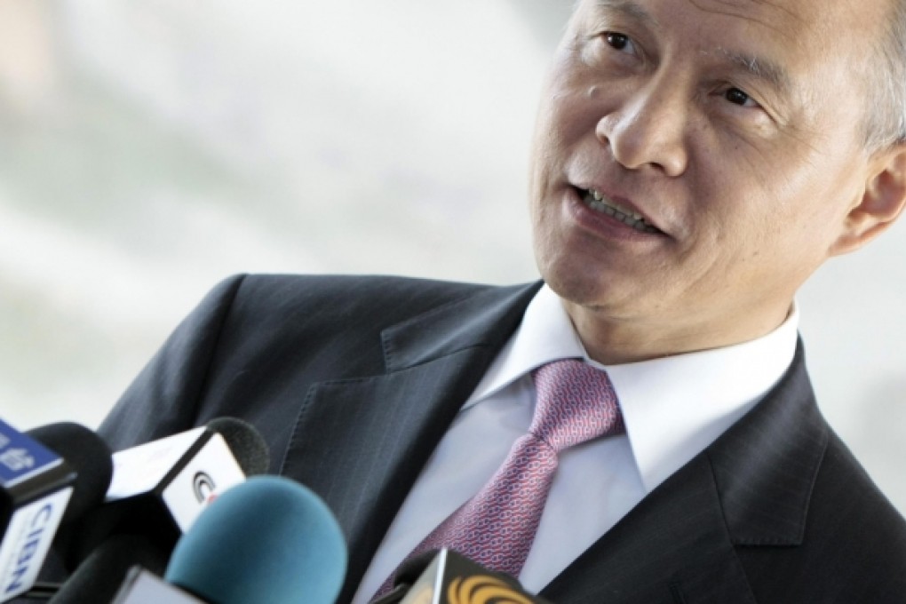 China ambassador Cui Tiankai fields questions from Washington-based Chinese media. Photo: Xinhua