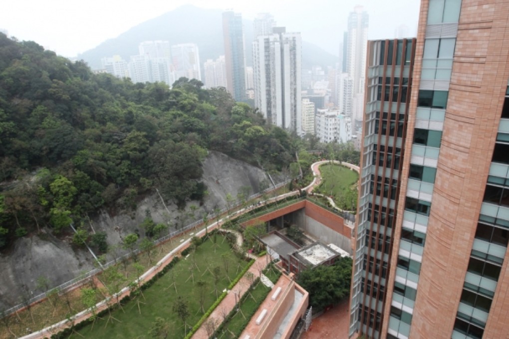 University of Hong Kong Centennial Campus receives an LEED Platinum certification for its high performance green buildings. Photo: SCMP
