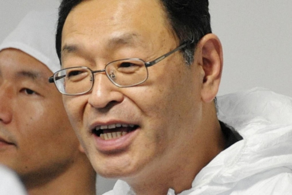 Masao Yoshida in November 2011 before he became ill. Photo: AP