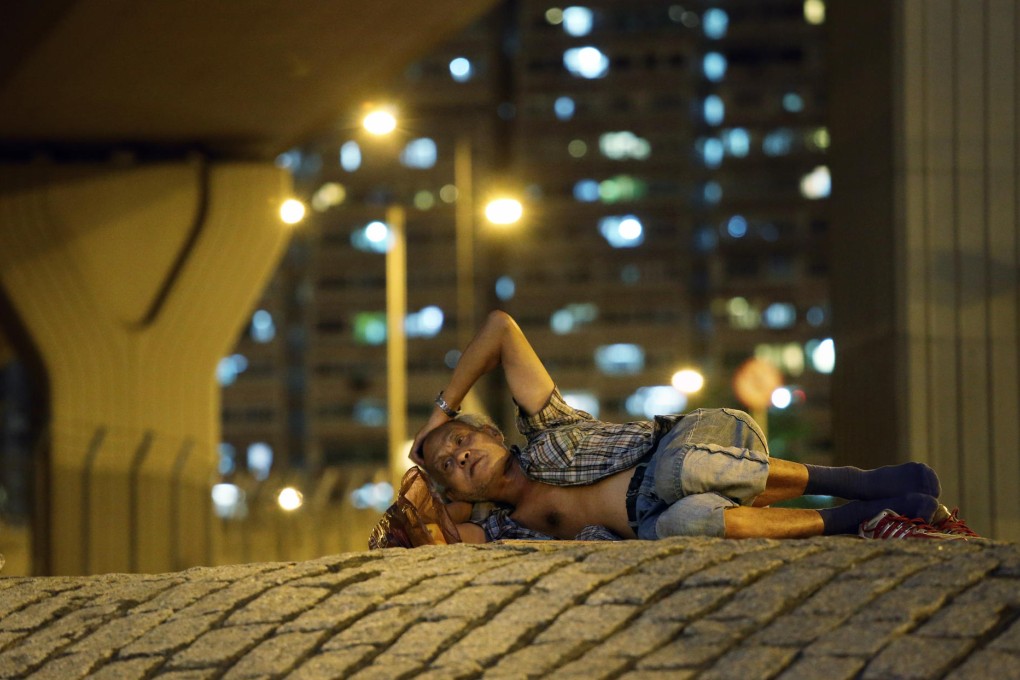 The space under the flyover in Ferry Street, Yau Ma Tei, is hot and noisy but it's home to some people. Photo: Dickson Lee