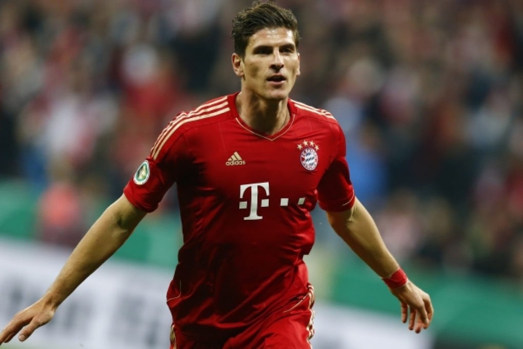 Bayern Munich striker Mario Gomez. Photo: Reuters