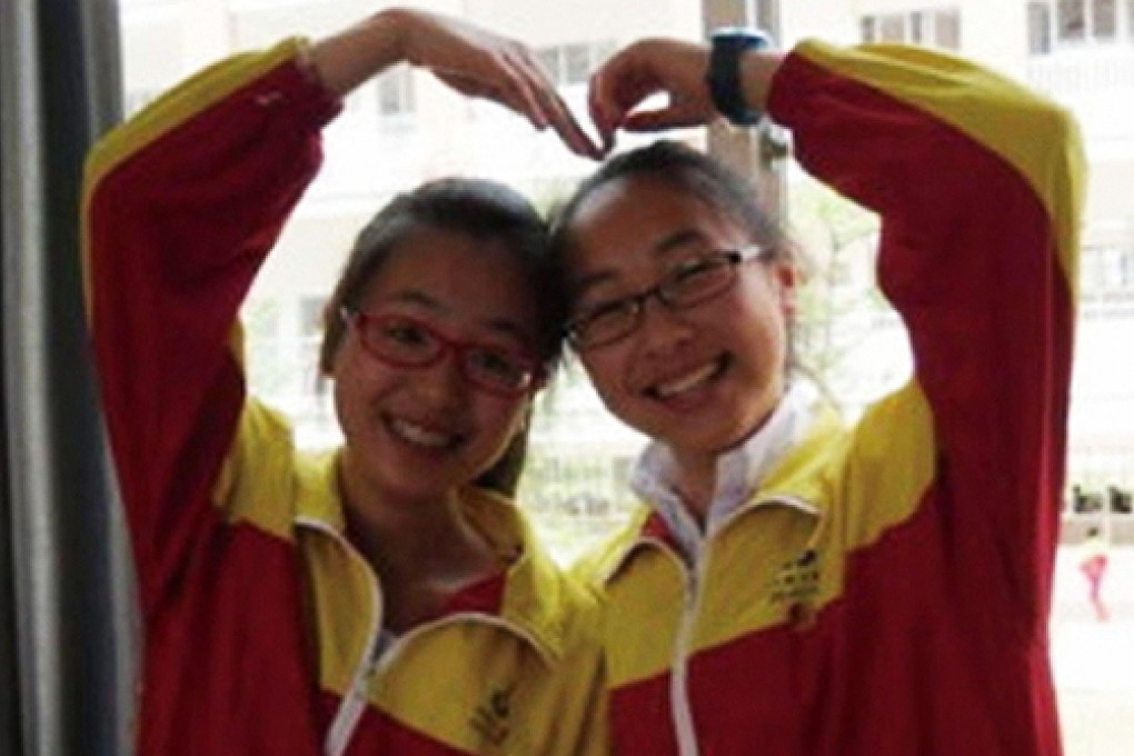 Ye Mengyuan (left) and Wang Linjia. Photo: Weibo