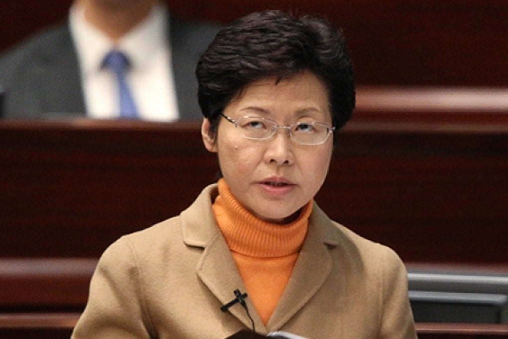 Chief Secretary Carrie Lam Cheng Yuet-ngor. Photo: Sam Tsang