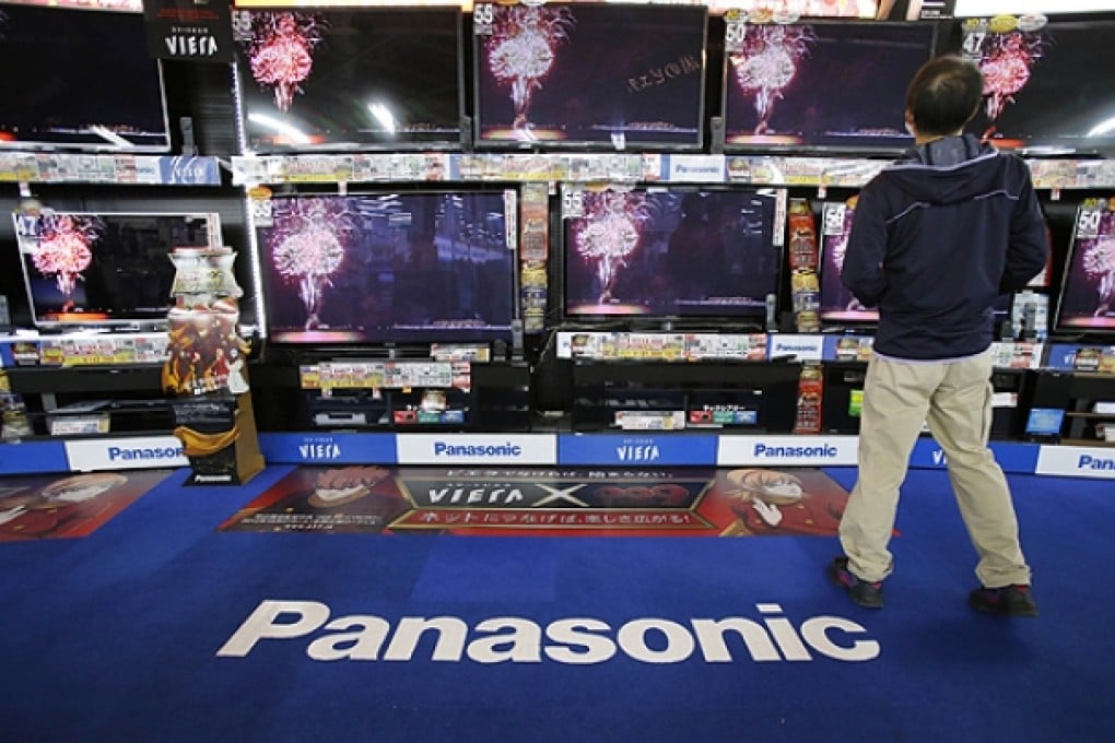 Panasonic's Viera TV screens displayed in an electronics store in Tokyo. Photo: Reuters