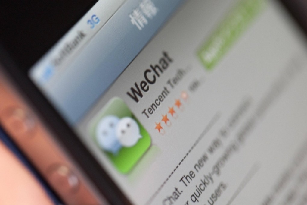 Tencent's WeChat app has almost 400 million users.
