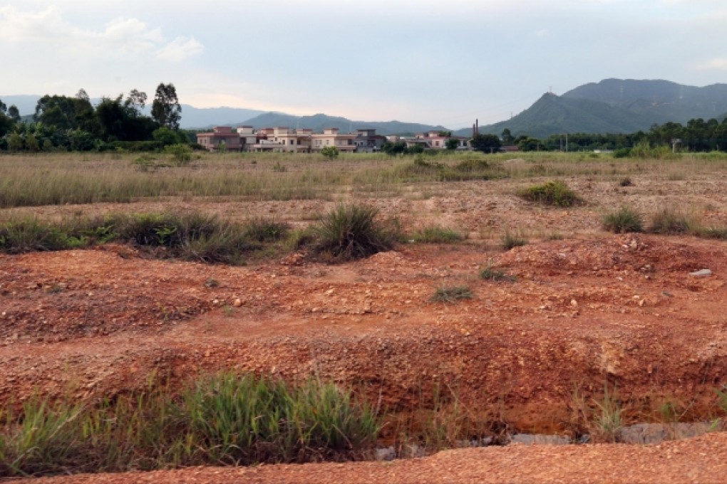 Tsai Wen-chin's 20 hectares of farmland in Zhishan. Tsai says officials have left him in the dark about the proposal. Photo: Dickson Lee