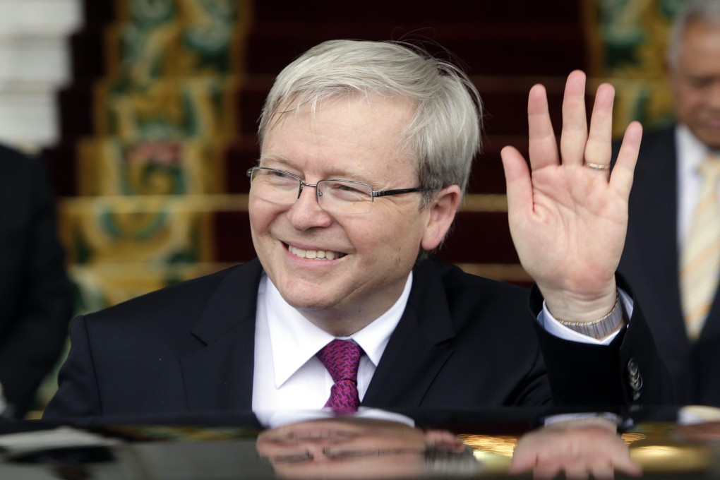 Australian Prime Minister Kevin Rudd. Photo: EPA