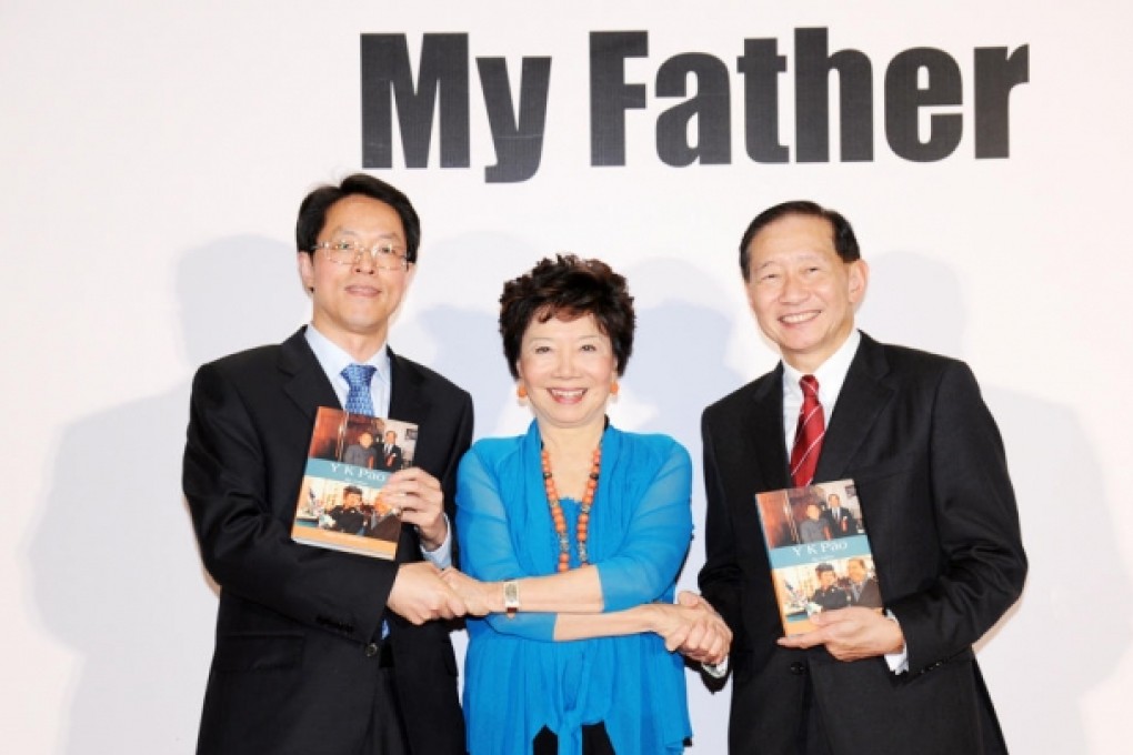 From left: Zhang Xiaoming, Anna Pao Sohmen and Peter Wong.