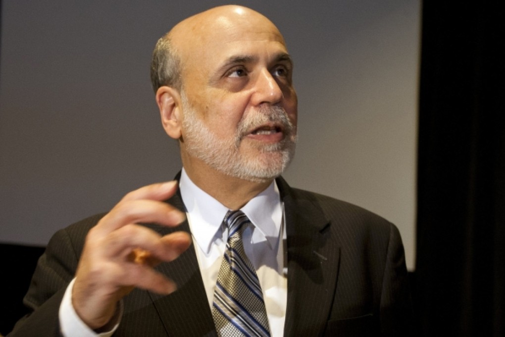 US Federal Reserve chairman Ben Bernanke Photo: Reuters