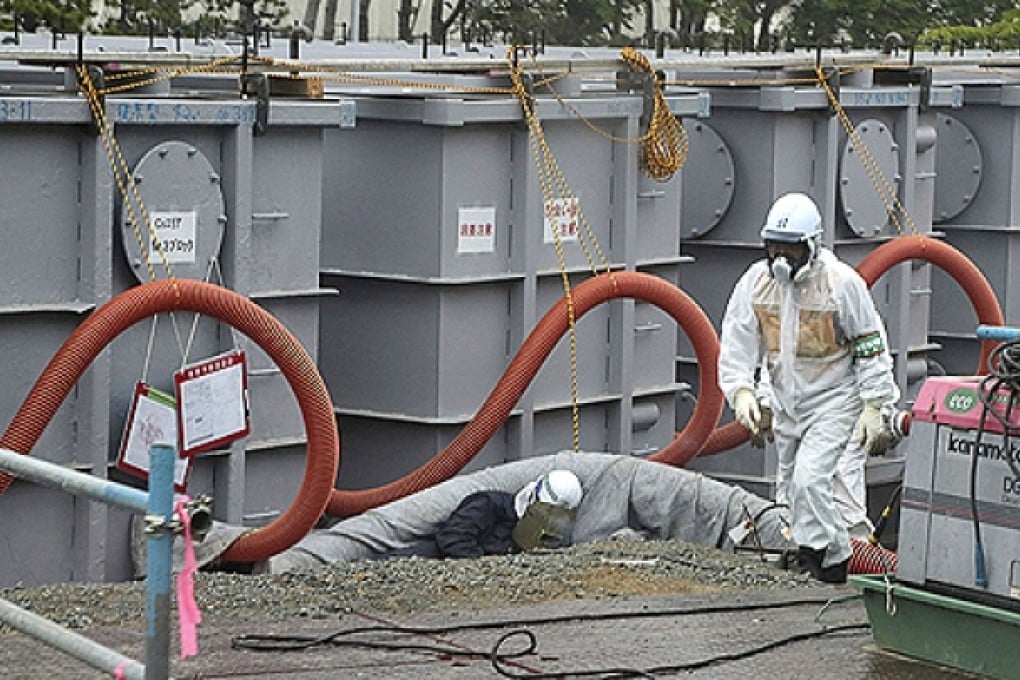Water tanks at the Fukushima Daiichi plant, which was ravaged by the March 2011 earthquake and tsunami. Photo: Reuters