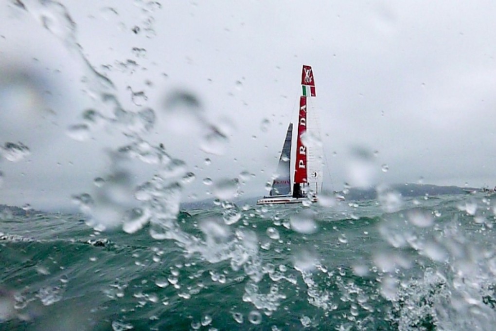 Luna Rossa Challenge prepares to complete the Louis Vuitton Cup circuit for points on Thursday in San Francisco. Photo: AFP