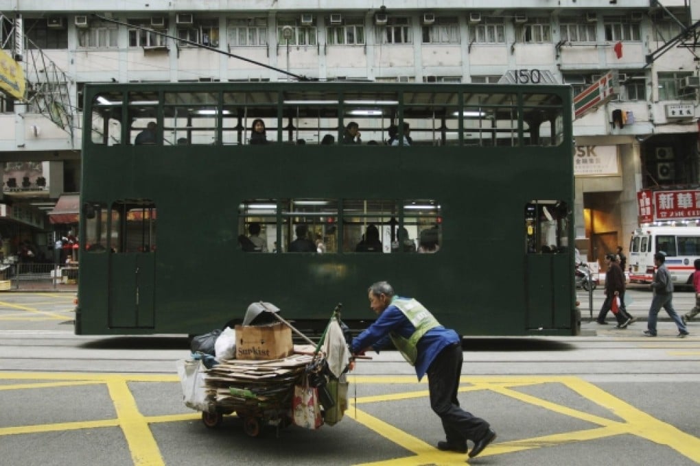 Hong Kong's street cleaners do a heroic job. Photo: Reuters