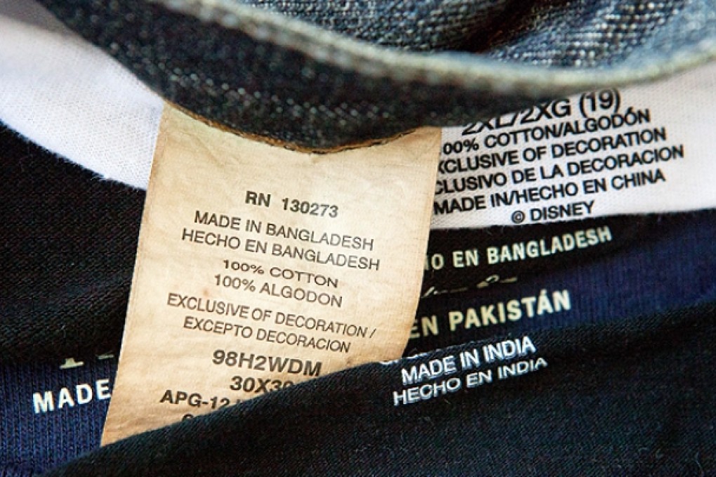 Wal-Mart garments made in Bangladesh, India, China and Pakistan. Photo: AP