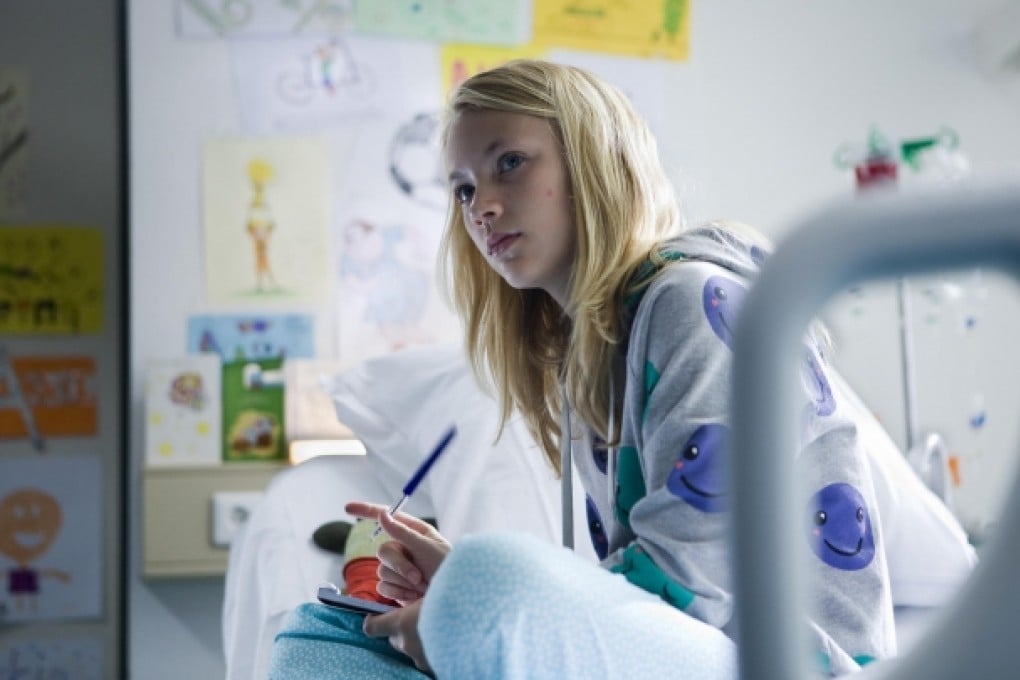 Hanna Obbeek stars as ill-stricken student Akkie inCool Kids Don't Cry. Photo: Dinand van der Wal