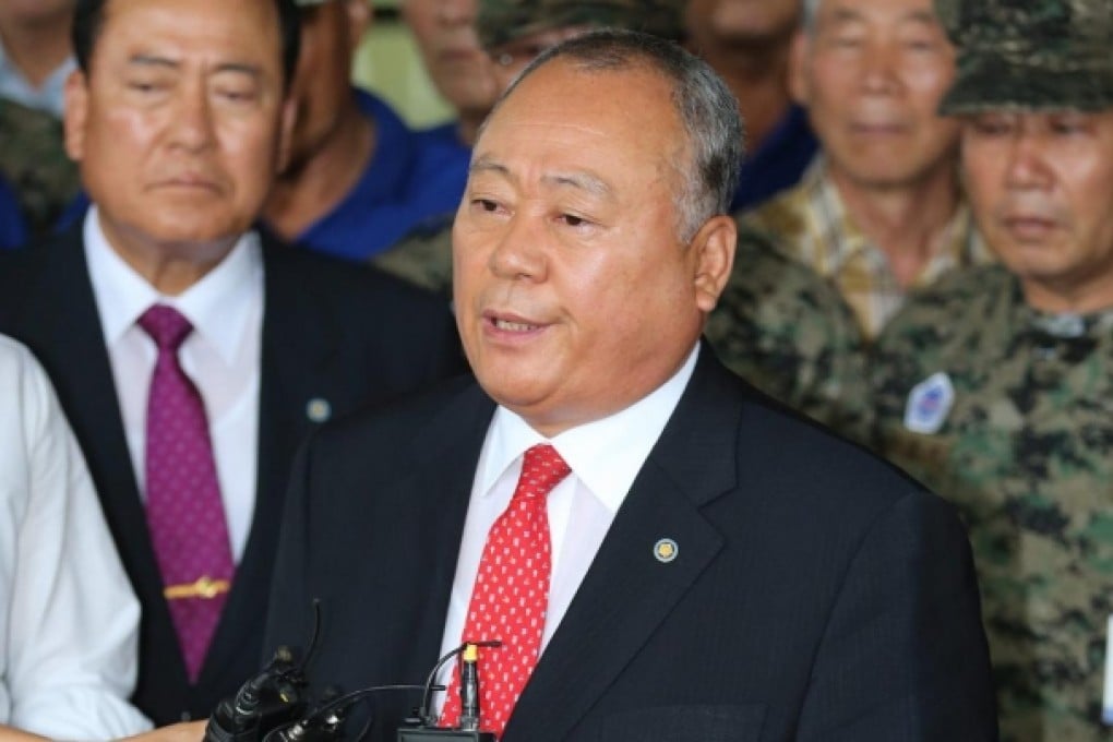 Kim Sung-wook, a spokesman for Korean victims. Photo: EPA