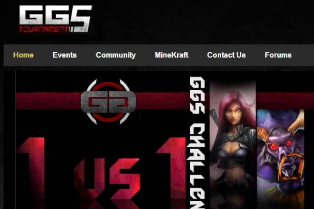 The homepage of GGS Tournaments. Photo: Screenshot via GGS Tournaments
