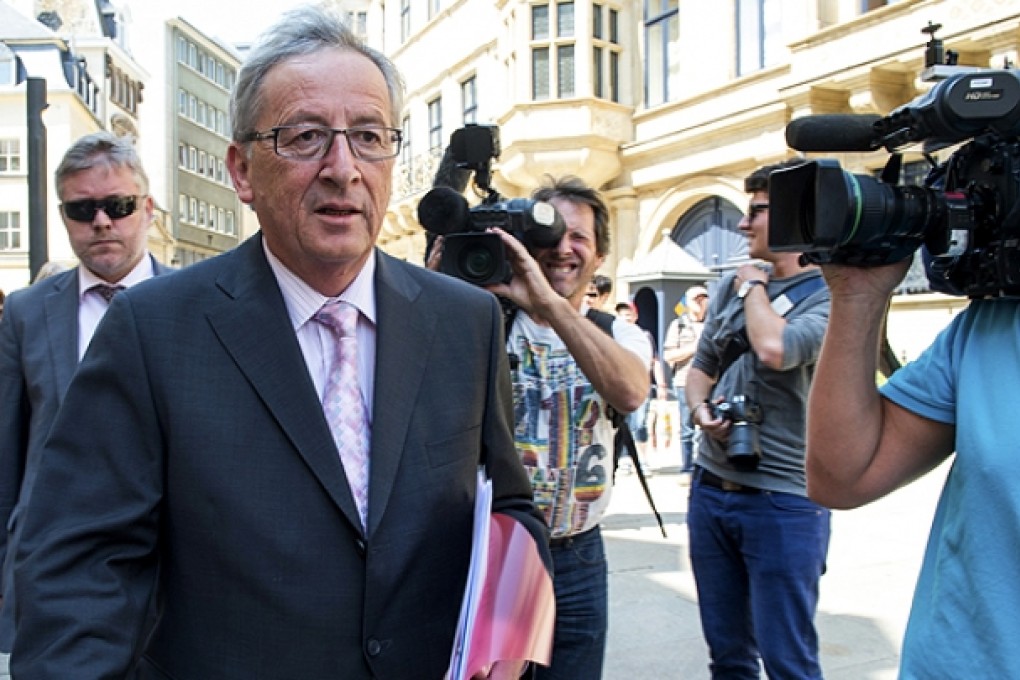 Luxembourg's Prime Minister Jean-Claude Juncker leaves a meeting with Grand Duke Henri at the Grand Ducal Palace. Photo: Reuters