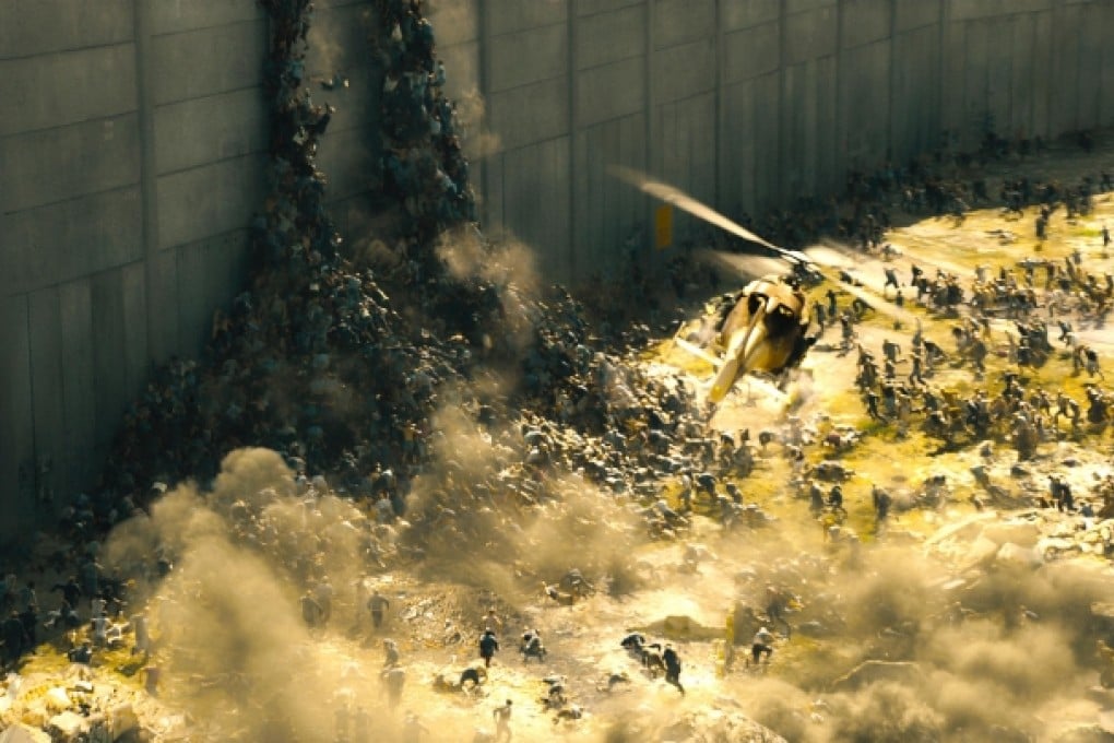 A scene fromWorld War Z with its impossibly fast zombies. Photo: AP