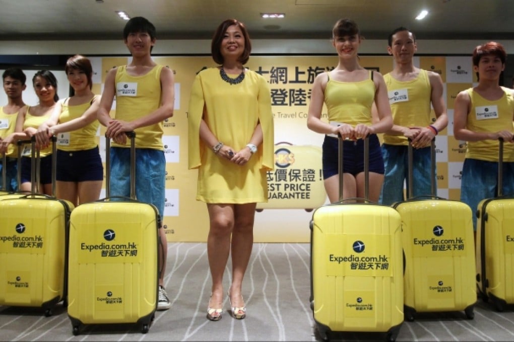 Expedia Asia CEO Kathleen Tan (centre)
