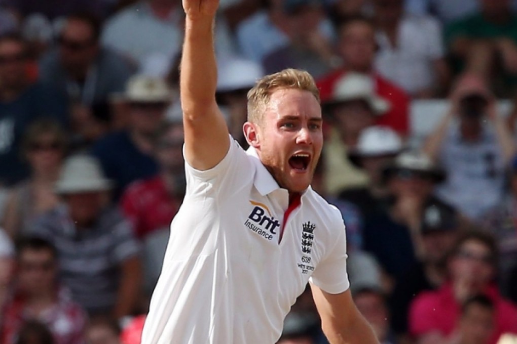 Stuart Broad. Photo: EPA