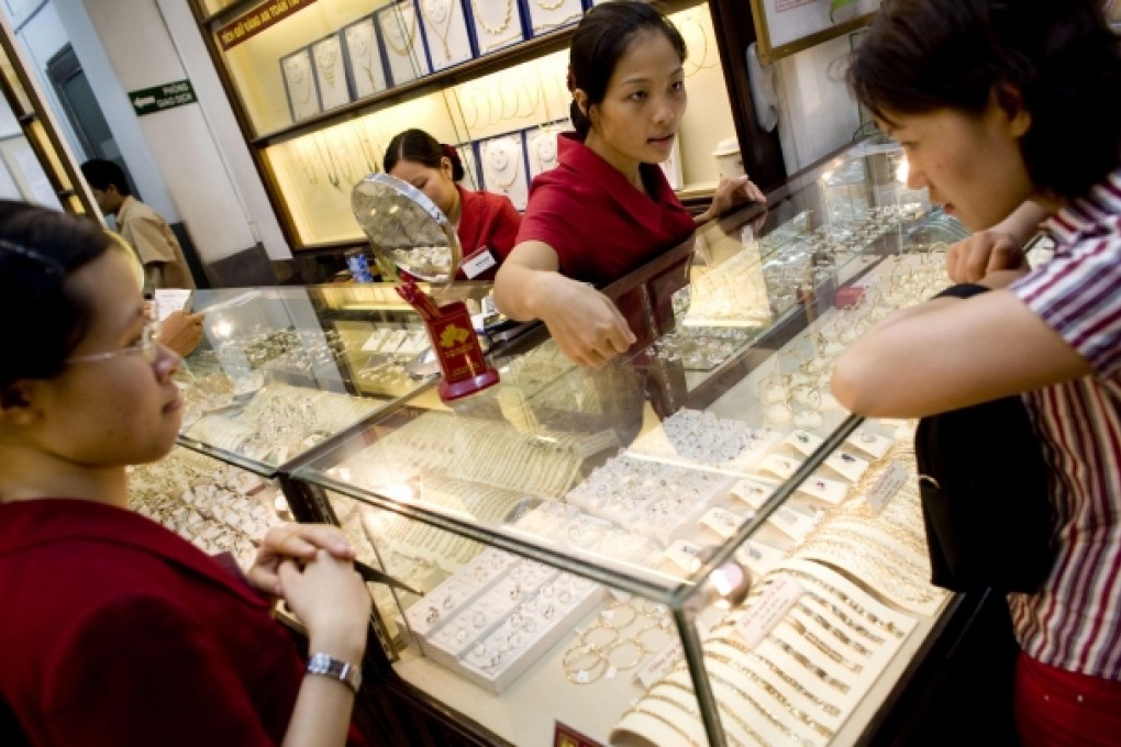 To reduce contraband and wean citizens off gold, Vietnam's central bank has made itself the sole importer of gold. Photo: Bloomberg