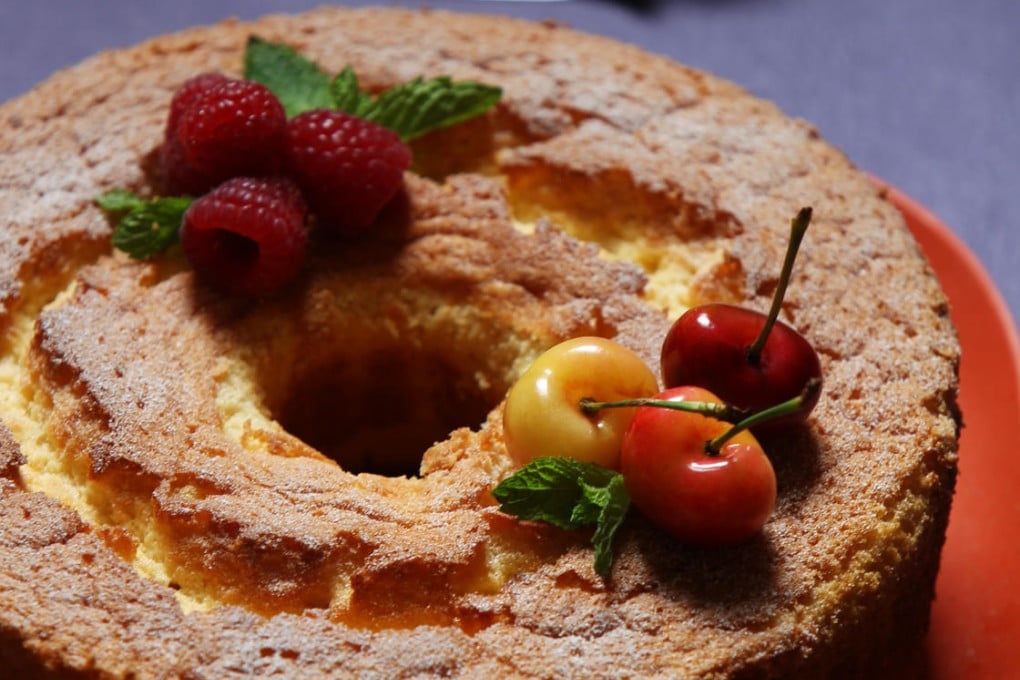 Orange chiffon cake