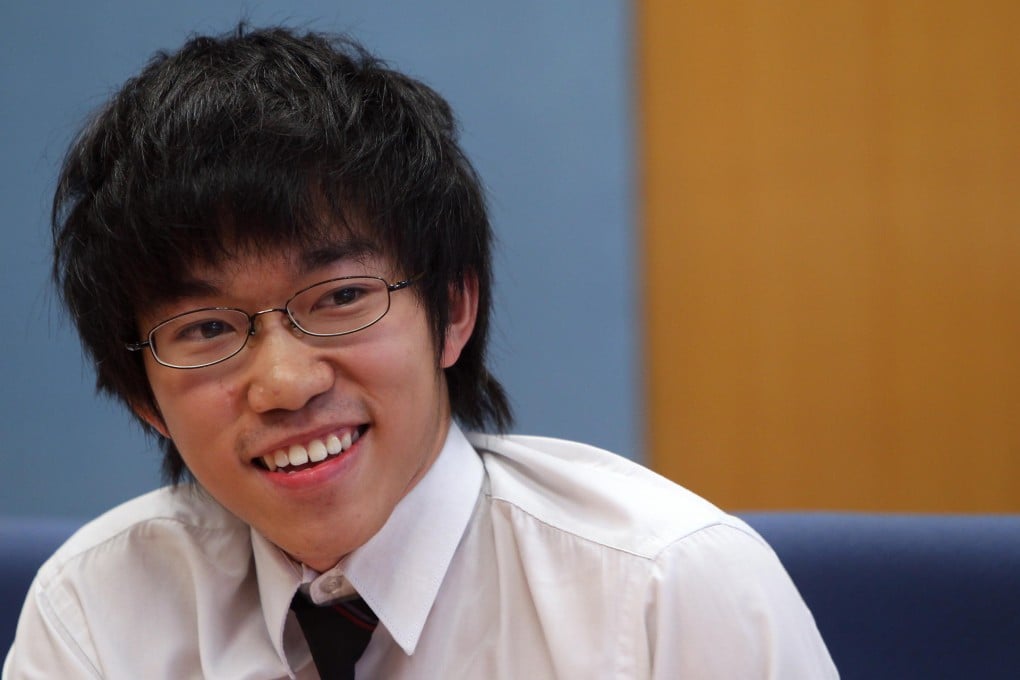 Top scorer Christopher Sum of La Salle College has his eyes fixed on a career in medicine after his results were better than expected. Photo: Jonathan Wong