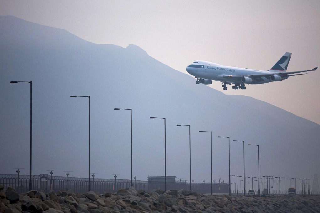 Overcapacity and sinking rates have eroded Cathay Pacific Airways' share of the European freight market, with the carrier having to cut services to the region. Photo: Bloomberg