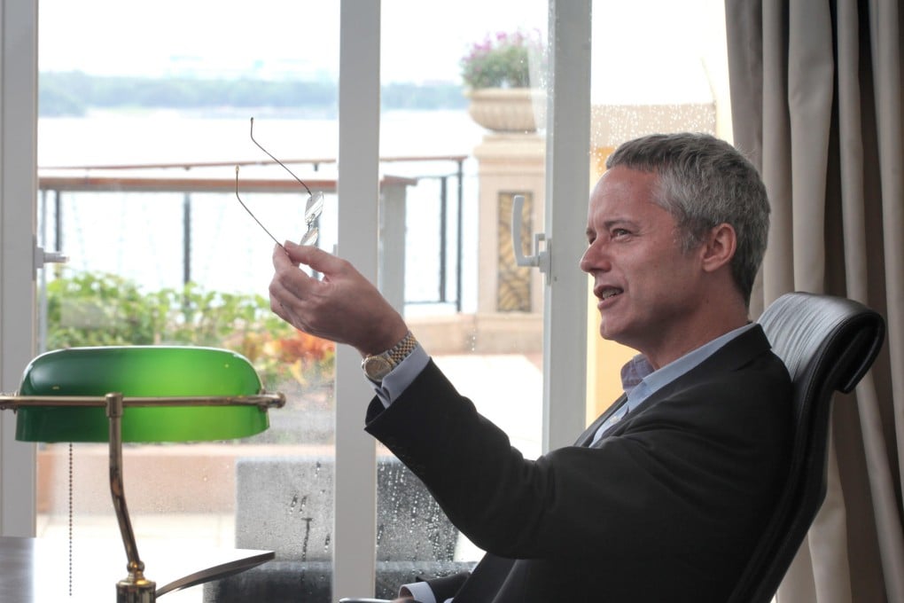 Jean-Francois Harvey describes his firm's Discovery Bay office as peaceful and calm and says it is a great environment for work. Photo: Paul Yeung