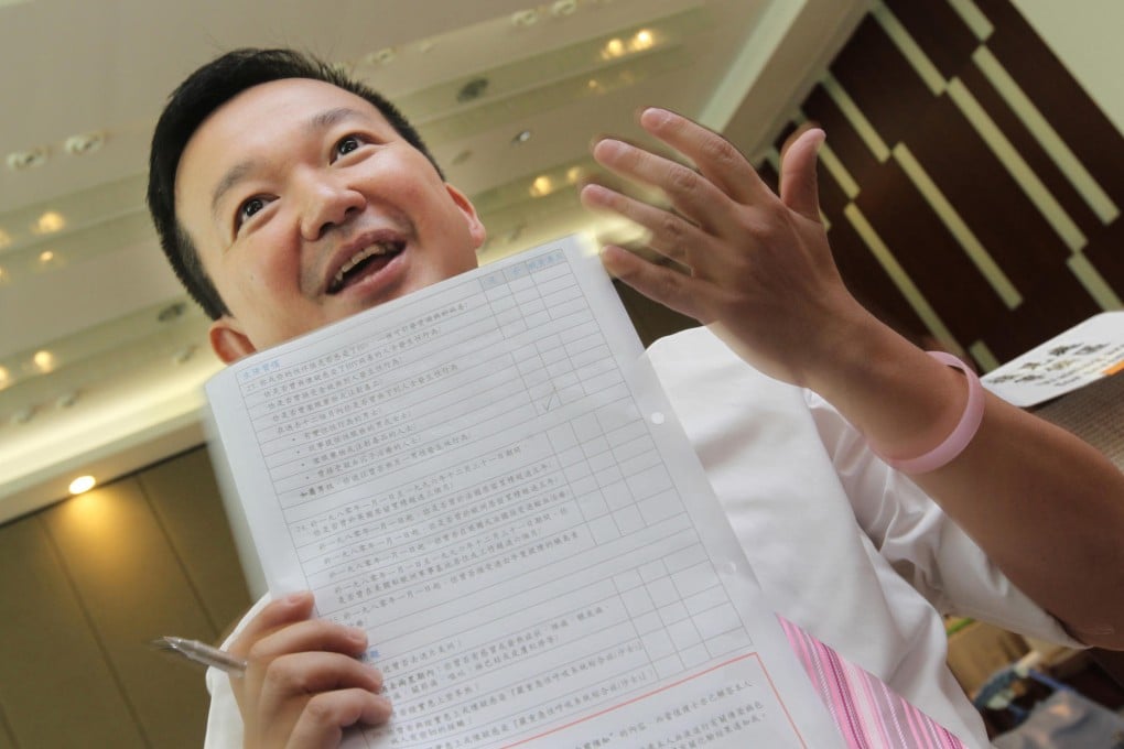 Lawmaker Raymond Chan was barred from donating blood after he ticked a box about his sexuality in a questionnaire. Photo: K. Y. Cheng
