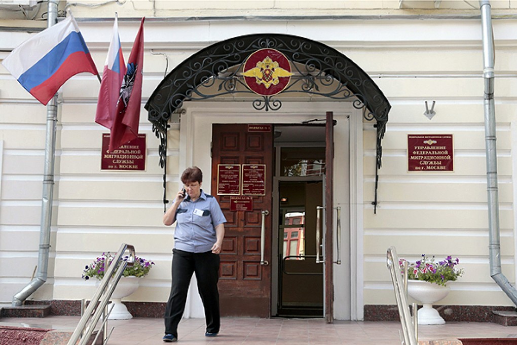 The Federal Migration Service office in central Moscow. Photo: Reuters