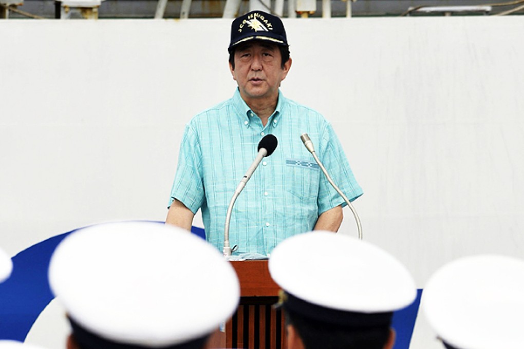 Abe renews his claims on disputed East China Sea islands. Photo: AP