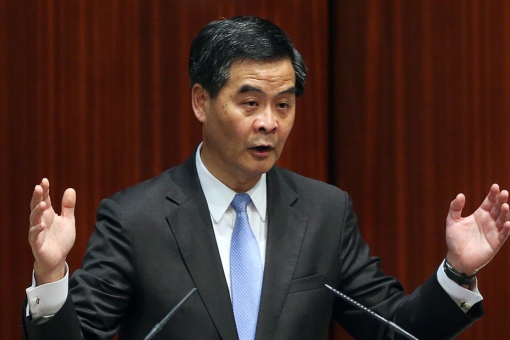 Chief Executive Leung Chun-ying. Photo: Sam Tsang