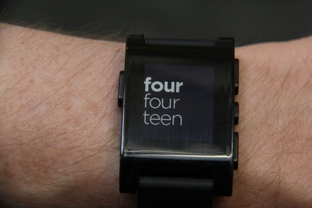 The Pebble does a good job of demonstrating the potential of “wearable” computing. Photo: AP