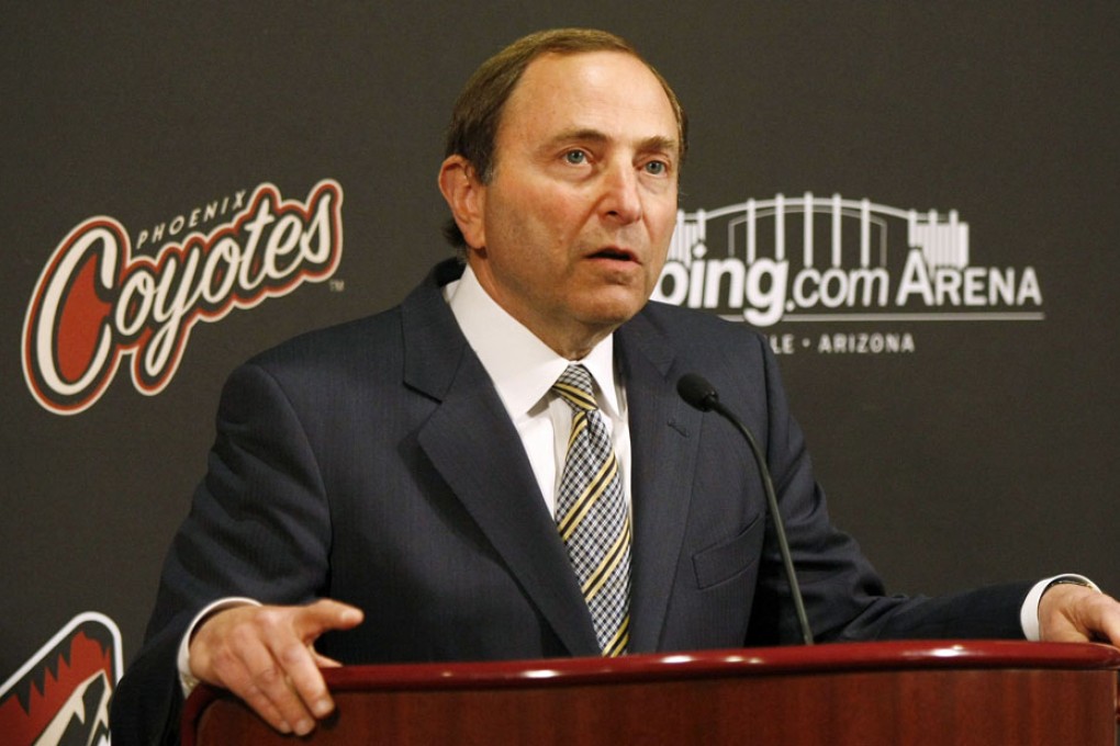 Gary Bettman, NHL Commissoner. Photo: Reuters