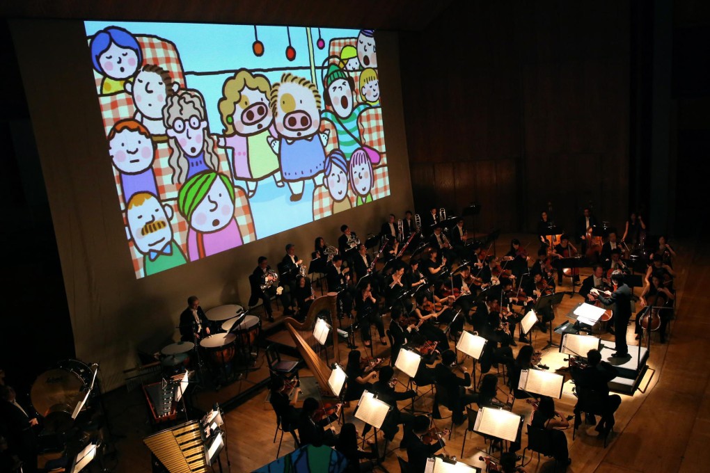 The concert is a brilliant combination of live music, storytelling and animation. Photo: Hong Kong Sinfonietta