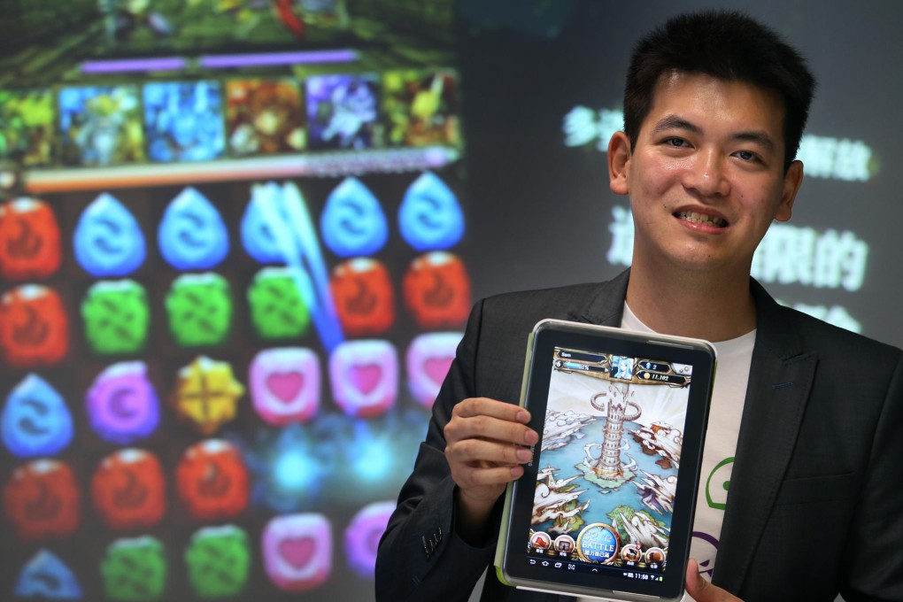 Terry Tsang Kin-chung's company Mad Head has become the city's hottest mobile game developer. Photo: Dickson Lee