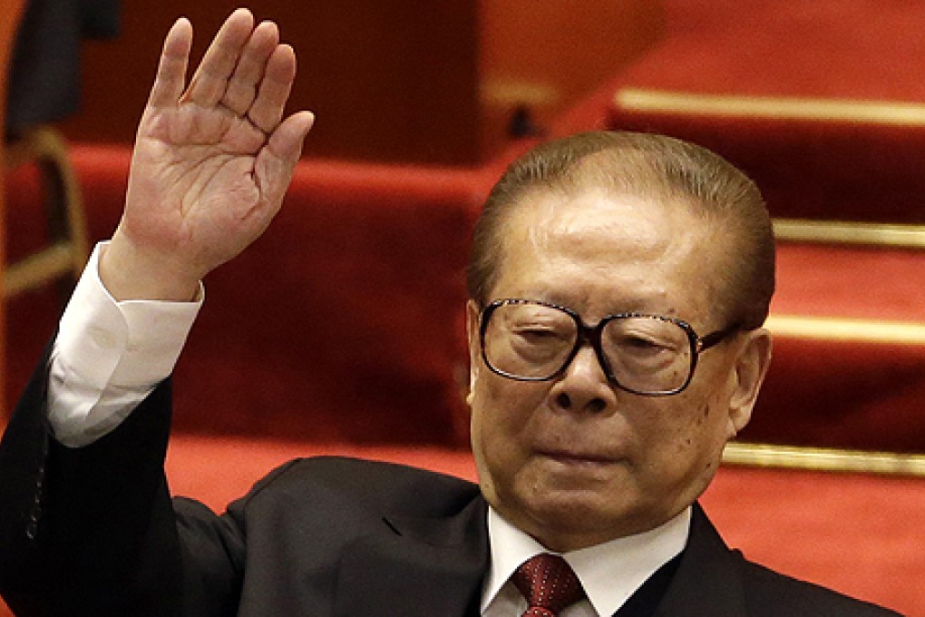 Former Chinese President Jiang Zemin votes at the 18th Communist Party Congress in Beijing last November. Photo: AP