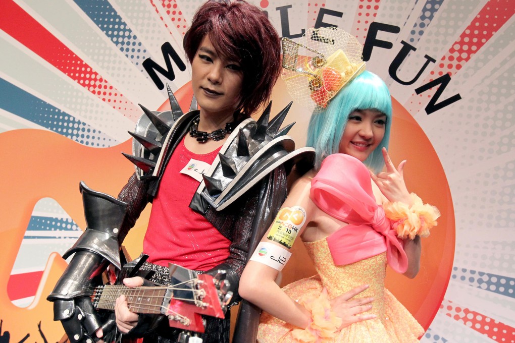 Cosplayers at the ani-com promotion yesterday. It coincided with an internet health alert. Photo: Dickson Lee