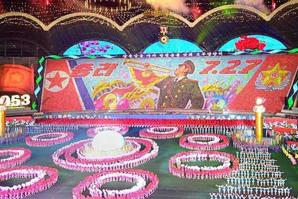 Pyongyang kicks off mass games at May Day Stadium. Photo: EPA