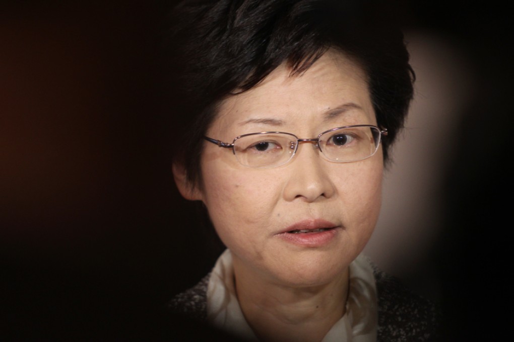 Carrie Lam. Photo: Jonathan Wong