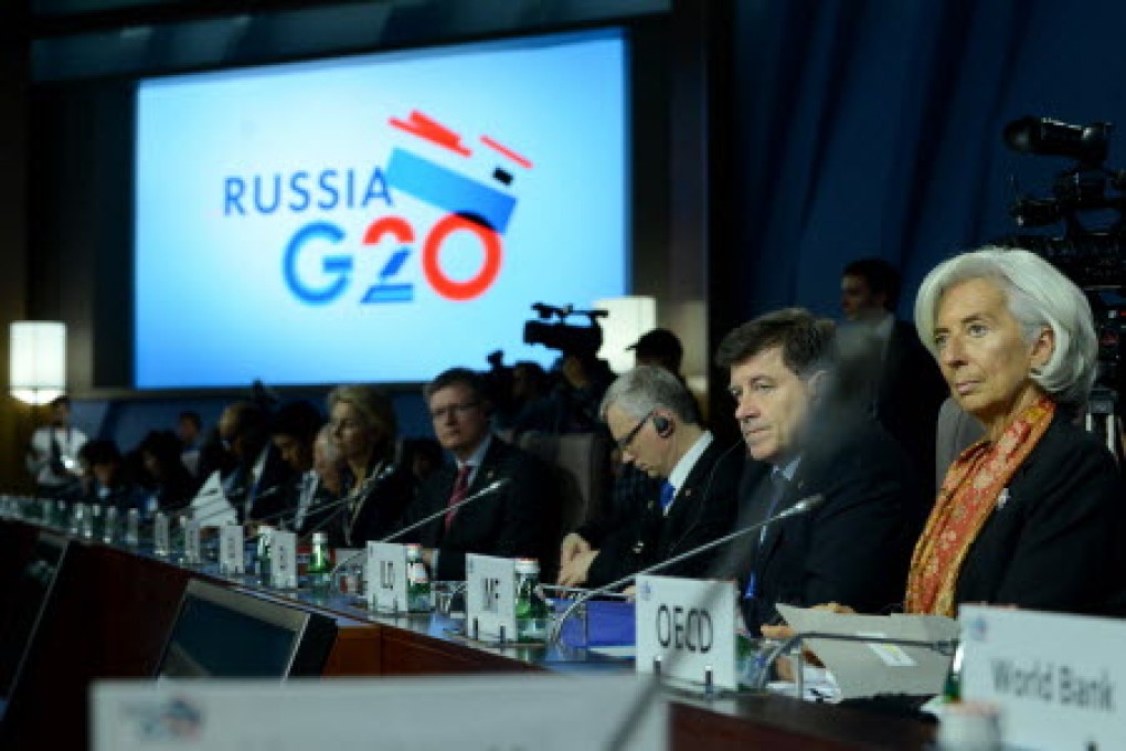 G20 meeting targeting on tax evasion. Photo: AFP