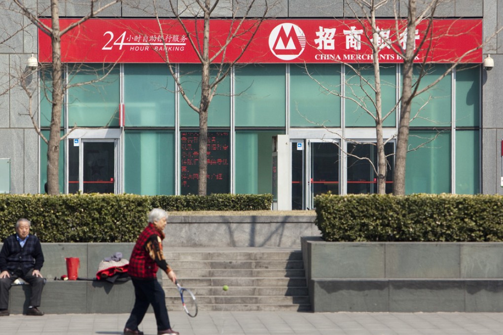 At the end of last year, Merchants Bank reported a capital adequacy ratio of 12.14 per cent and a core capital adequacy ratio of 8.49 per cent. Photo: Bloomberg