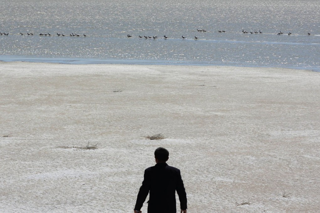 Subeinaoer lake. Photo: AFP / Greenpeace / Qiu Bo